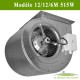 Moteur ventilateur escargot Modèle DDM 12/12/6M Nicotra